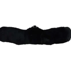 HKM Singel Lamsvel Zwart/Zwart