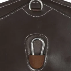 HKM Singel Met Borstbescherming Soft Bruin