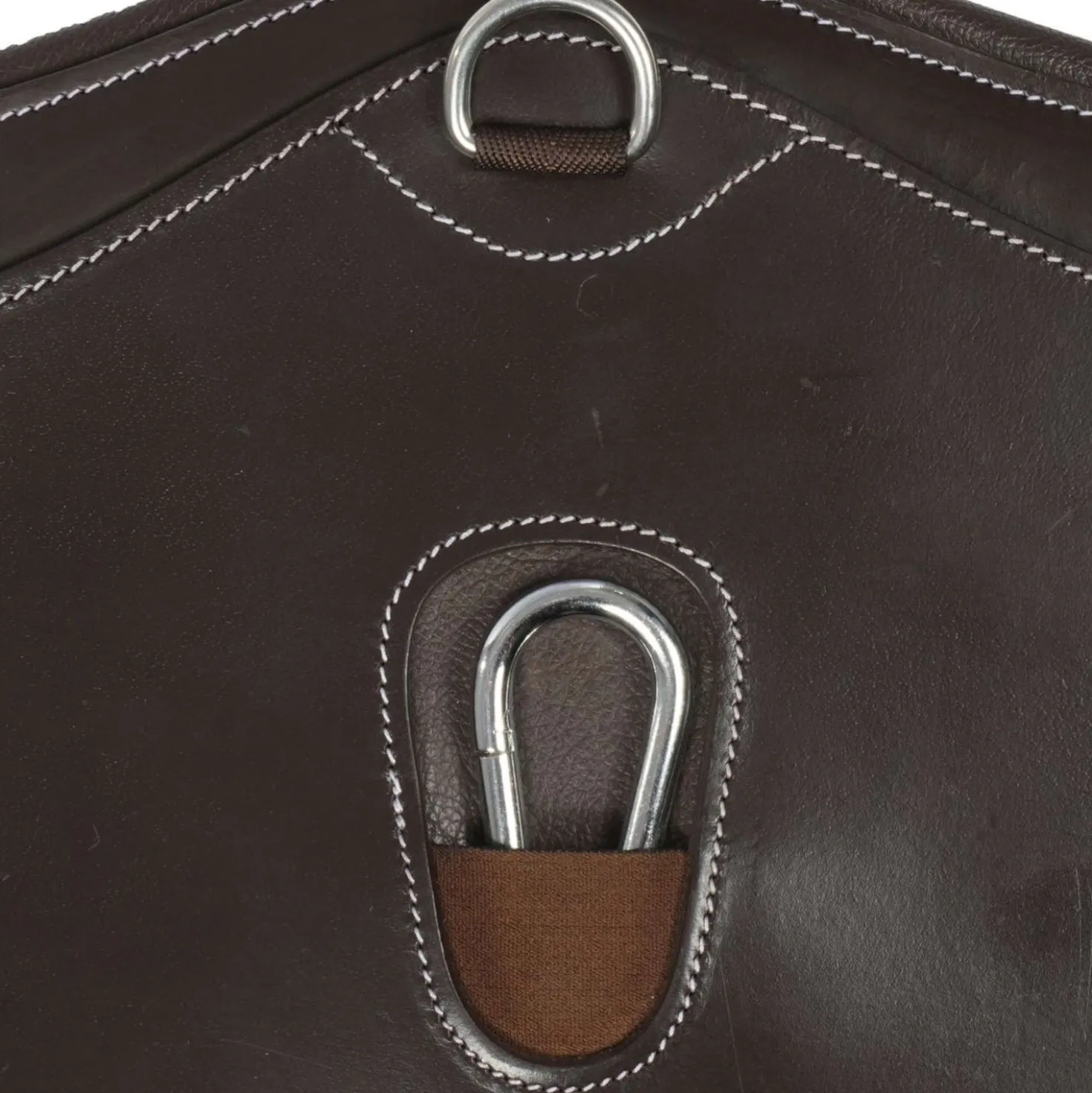 HKM Singel Met Borstbescherming Soft Bruin