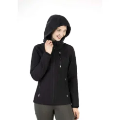 HKM Softshelljack Sport Dames Zwart