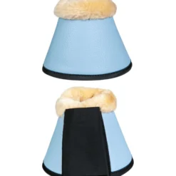 HKM Springschoenen Comfort Premium Fur Babyblauw