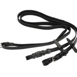 HKM Teugels met Rubber Zwart