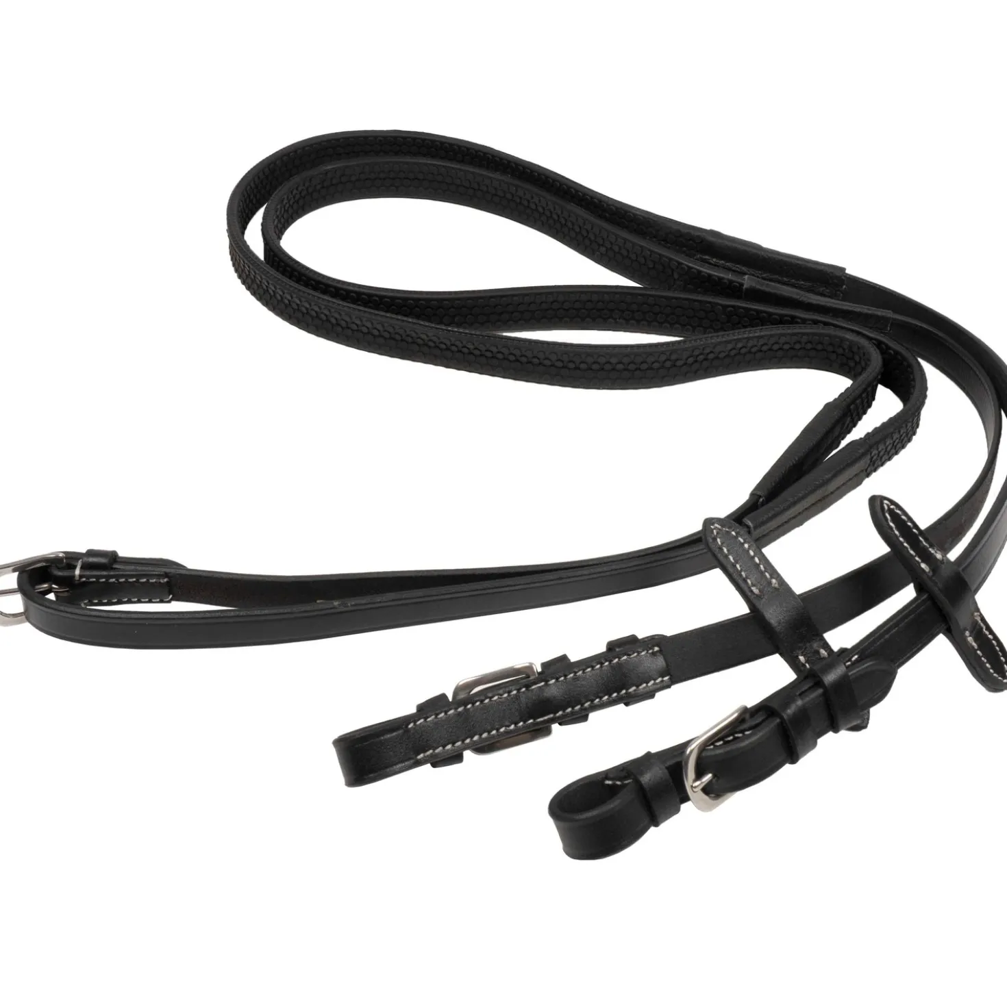 HKM Teugels met Rubber Zwart