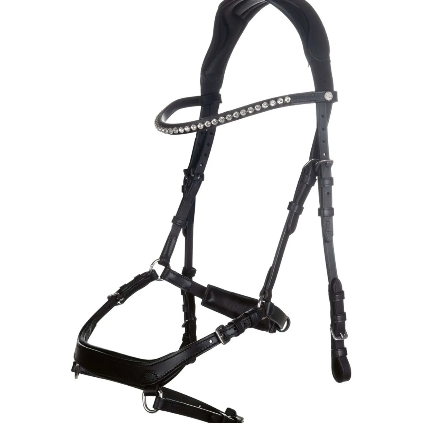 HKM Trenshoofdstel Pro Anatomic Zwart