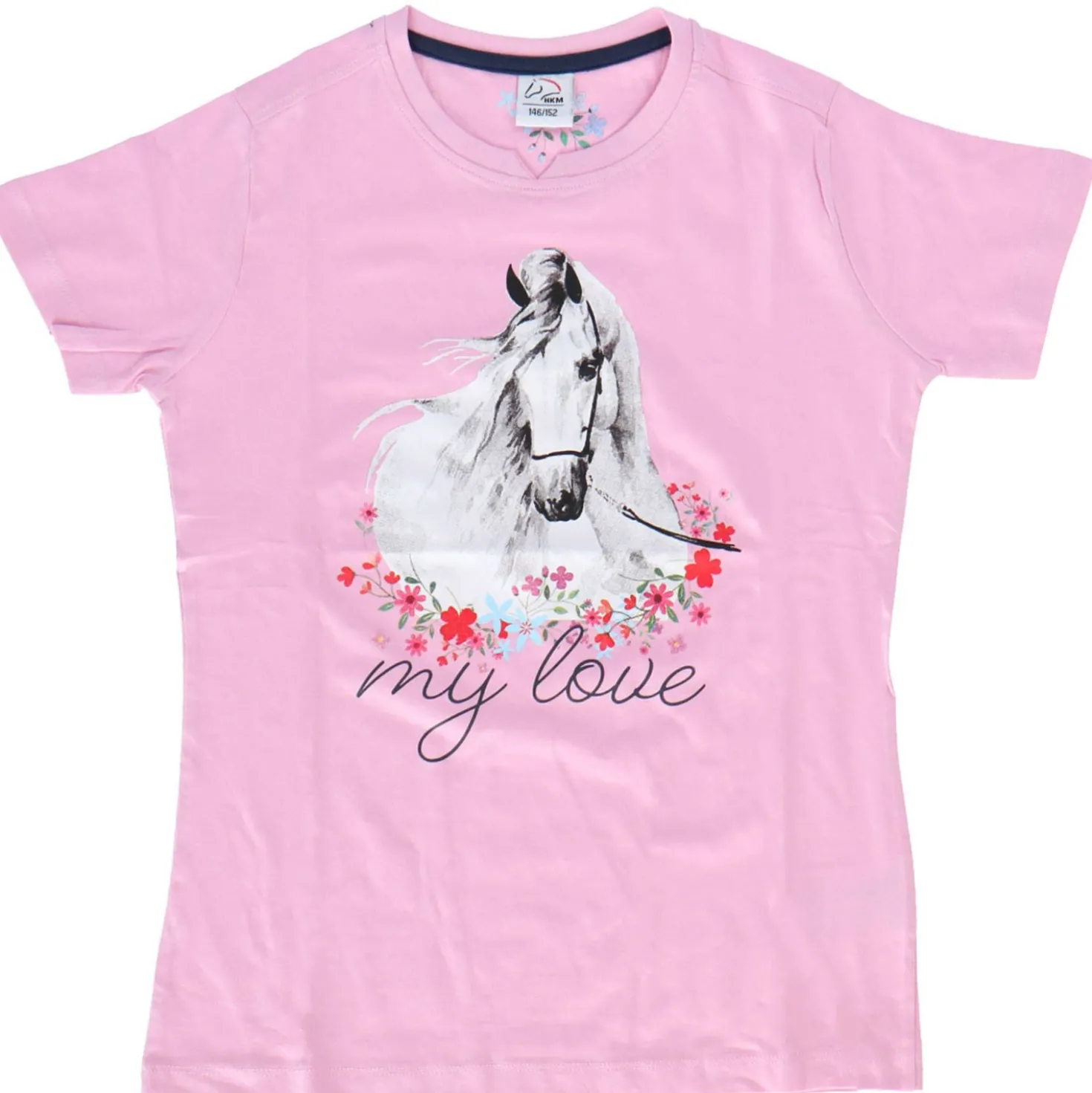 HKM T-Shirt Horse Spirit Roze