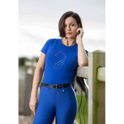 HKM T-Shirt Livigno Blauw