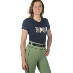 HKM T-Shirt Mirror Donker Blauw