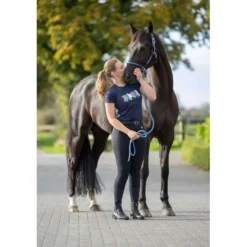 HKM T-Shirt Mirror Donker Blauw
