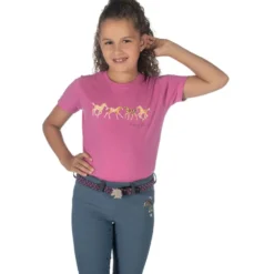 HKM T-Shirt Pony Club Roze