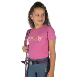 HKM T-Shirt Pony Club Roze