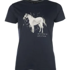 HKM T-Shirt Sparkle Donker Blauw