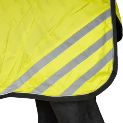 HKM Uitrijdeken Reflective met Fleecevoering Neon Geel