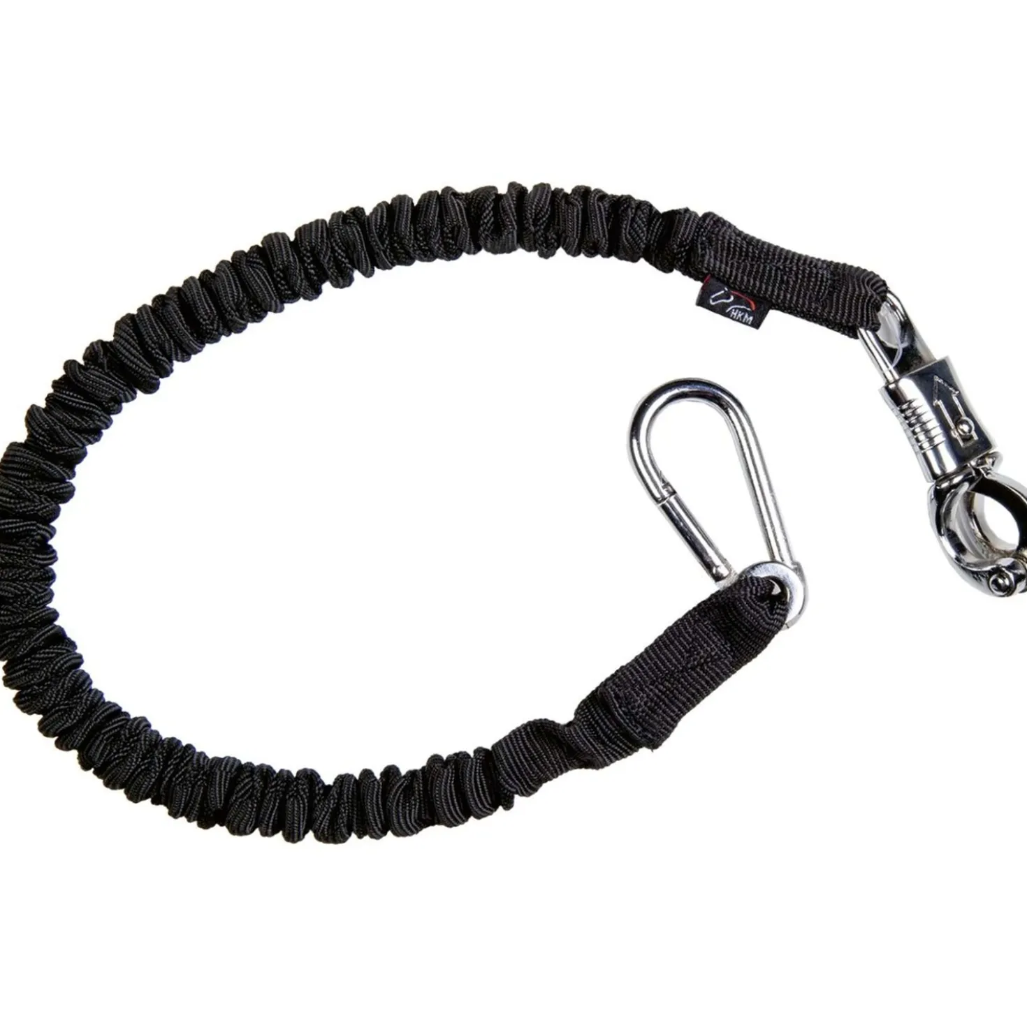 HKM Vastzetlijn Elastic Zwart