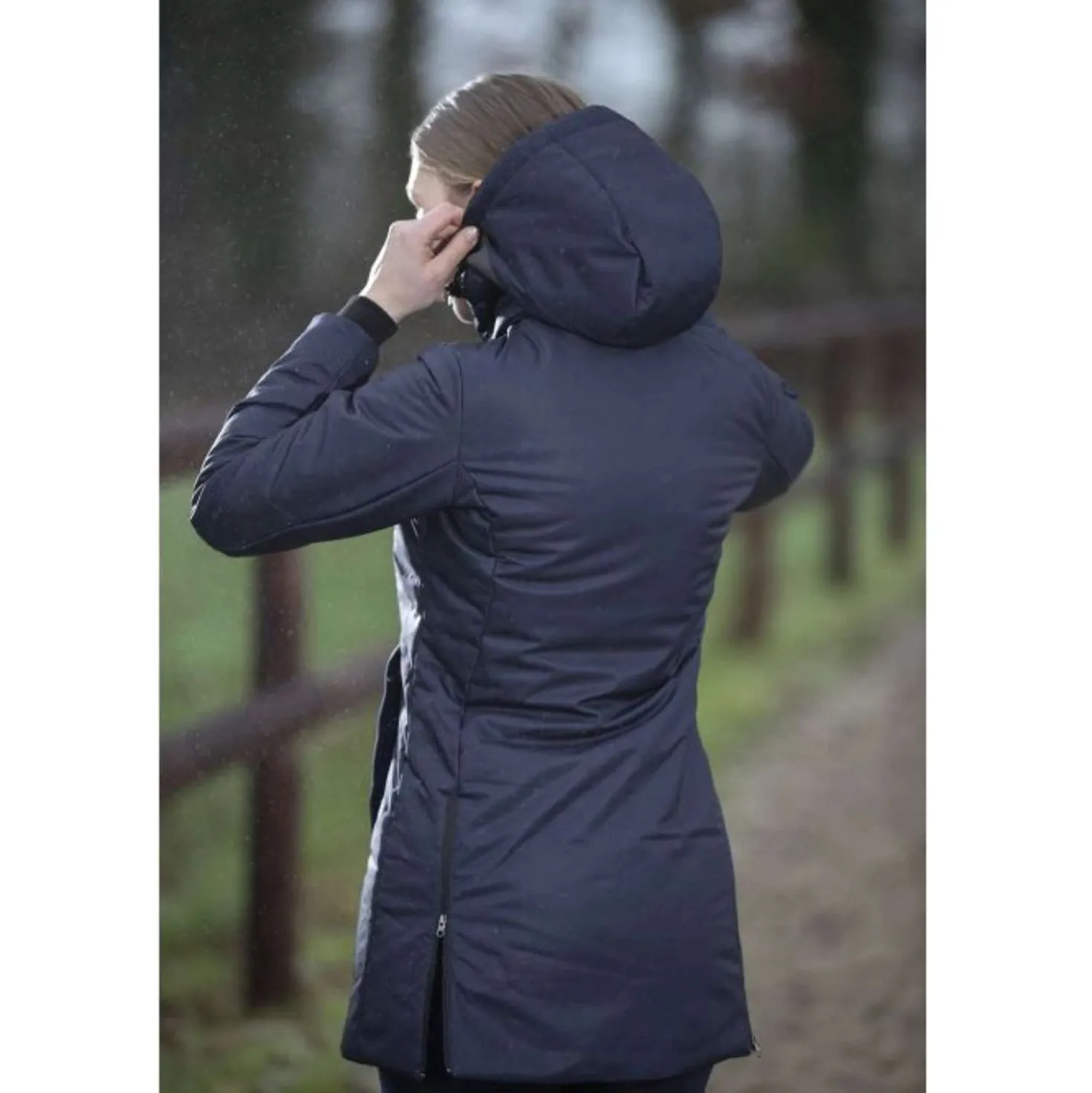 HKM Verwarmde Jas Elegant Donkerblauw