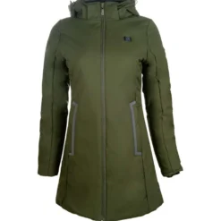 HKM Verwarmde Jas Elegant Olijfgroen