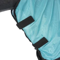 HKM Vliegendeken Aqua met Hals Aqua