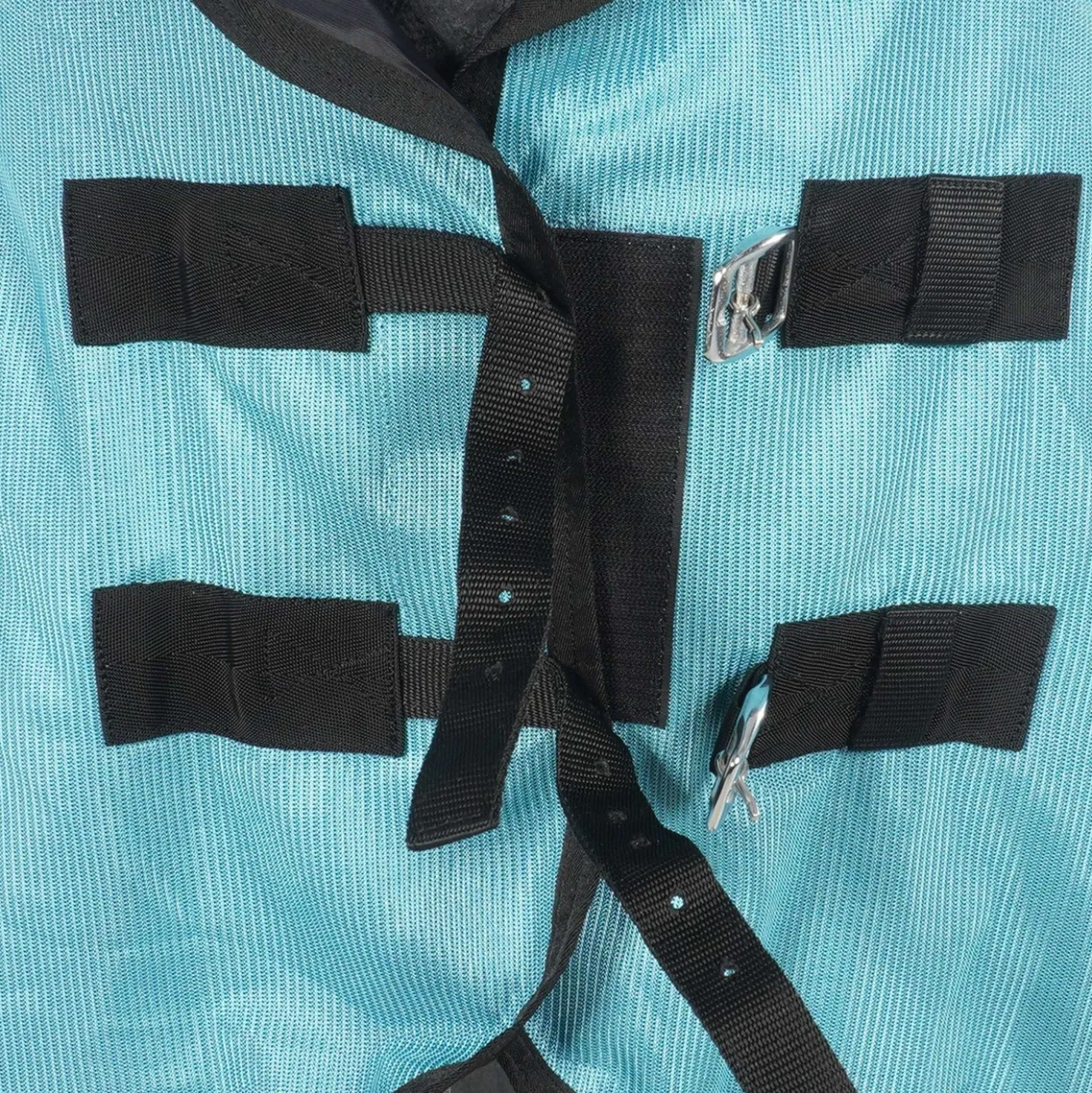 HKM Vliegendeken Aqua met Hals Aqua