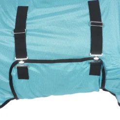 HKM Vliegendeken Aqua met Hals Aqua
