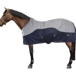 HKM Vliegendeken Rain Donkerblauw/Grijs
