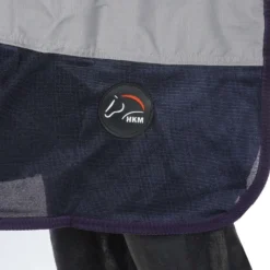 HKM Vliegendeken Rain Donkerblauw/Grijs