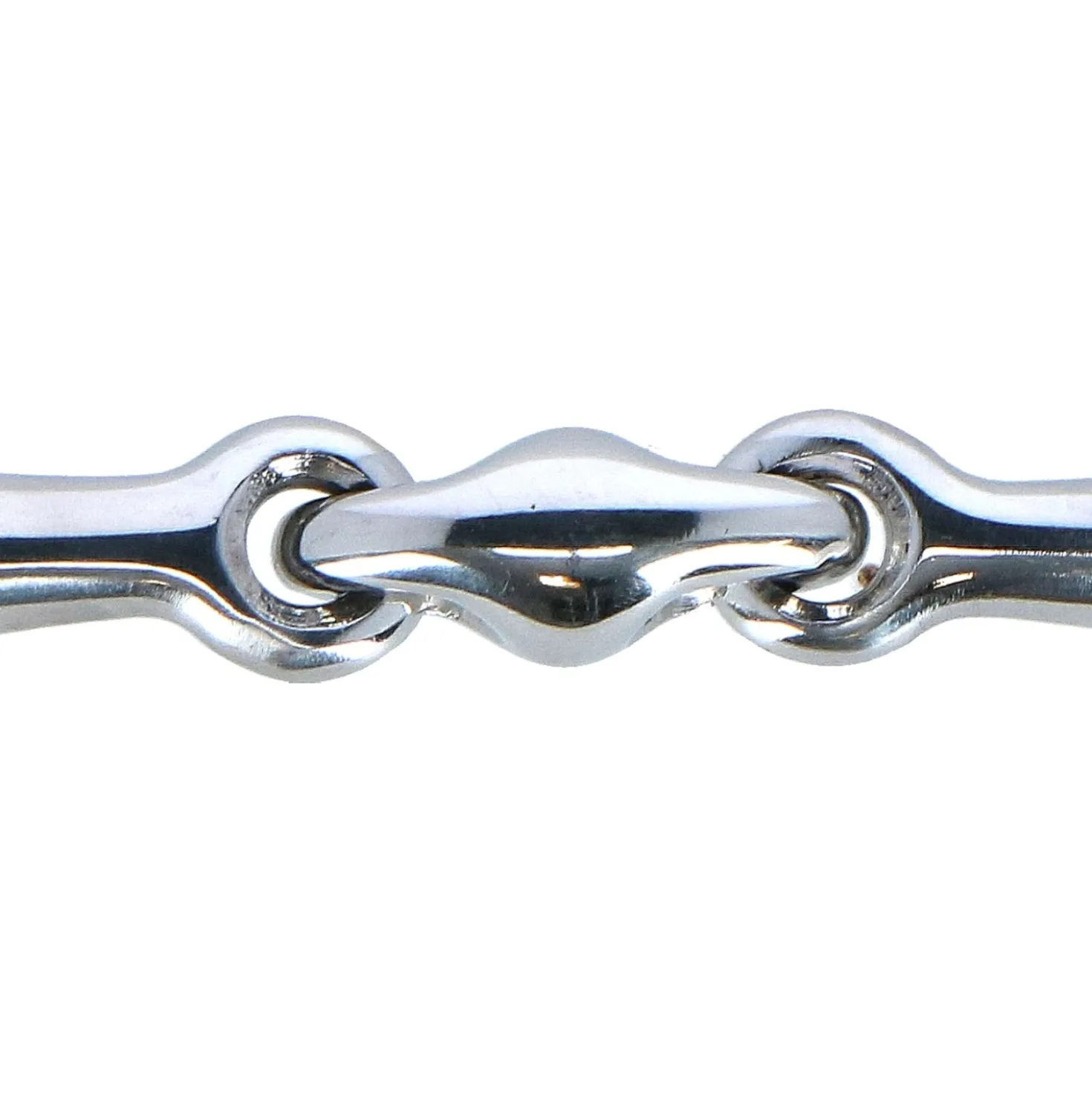 HKM Watertrens Dubbel Gebroken Rvs 16mm RVS