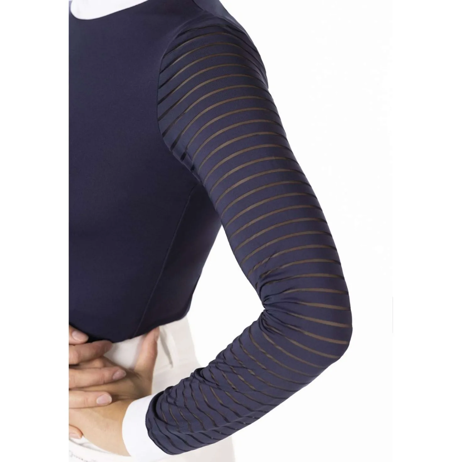 HKM Wedstrijdshirt Monaco Lange Mouw Donkerblauw