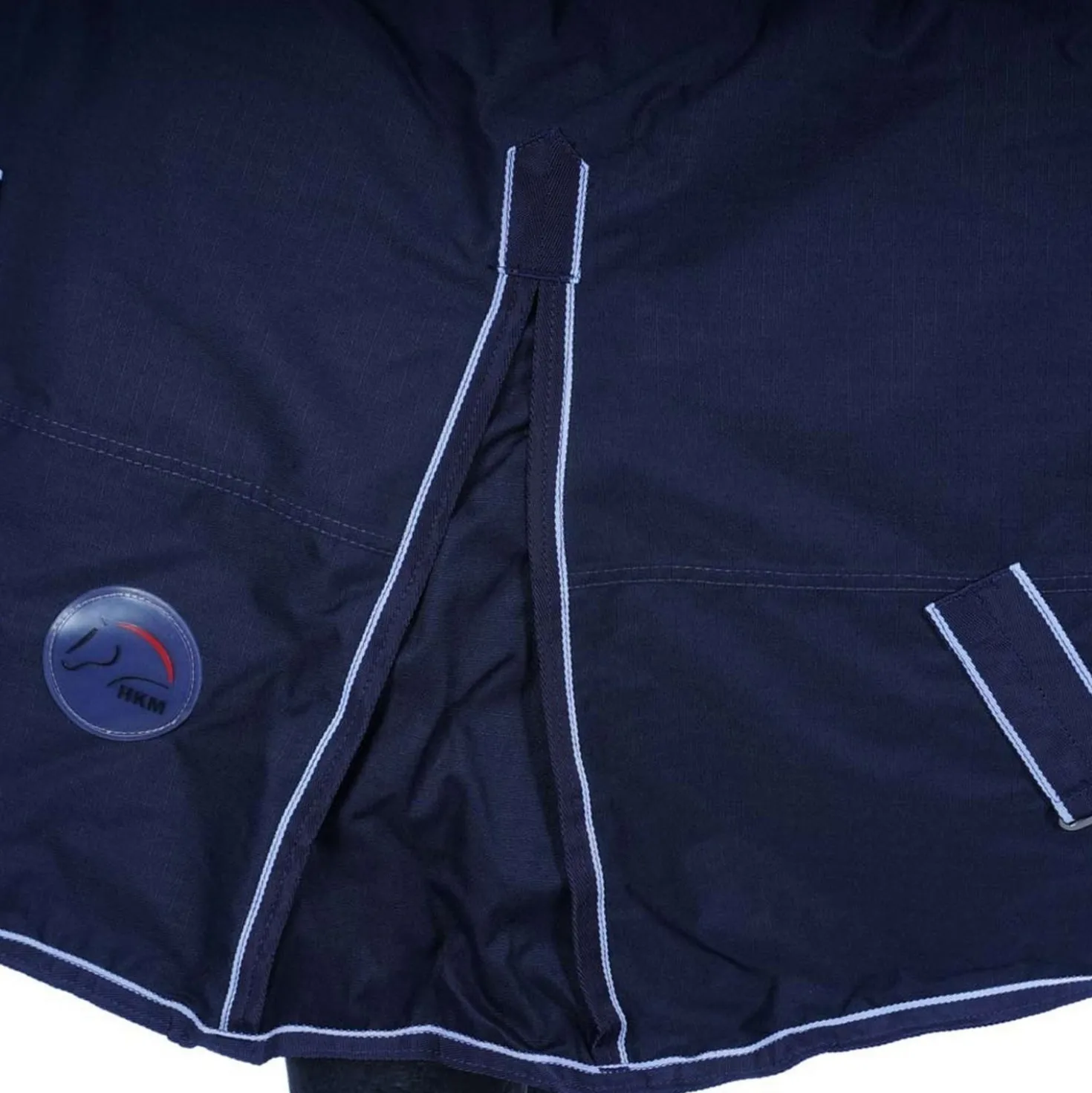HKM Winterdeken Starter 600D Highneck met Polarfleece 0g Donkerblauw
