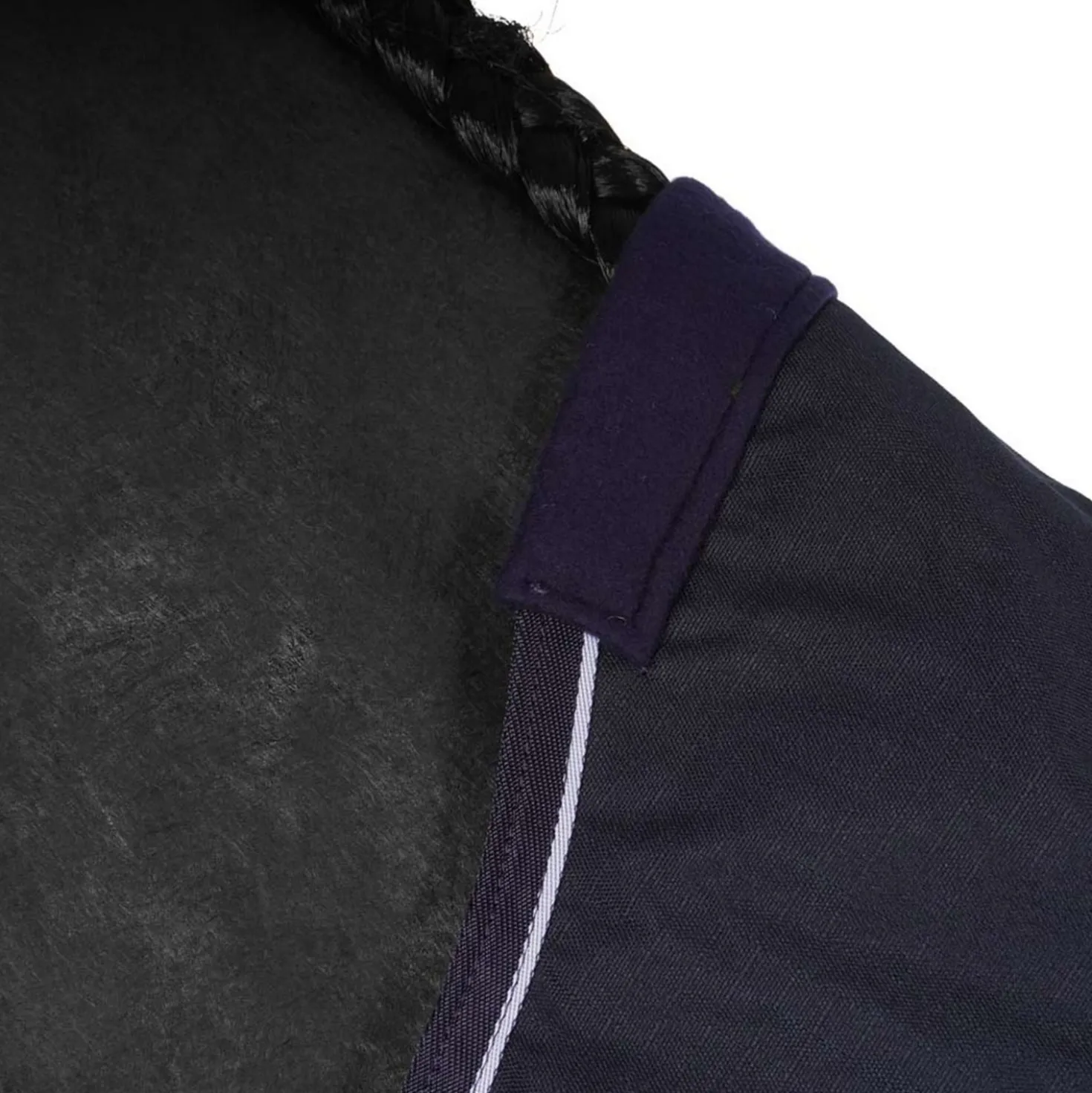 HKM Winterdeken Starter 600D Highneck met Polarfleece 0g Donkerblauw