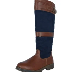 HKM Winterlaarzen Meghan Donkerblauw/Bruin