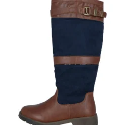 HKM Winterlaarzen Meghan Donkerblauw/Bruin