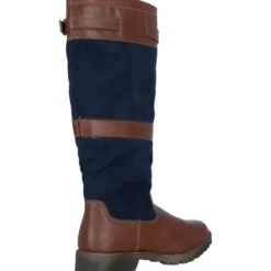 HKM Winterlaarzen Meghan Donkerblauw/Bruin