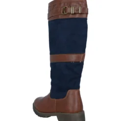 HKM Winterlaarzen Meghan Donkerblauw/Bruin