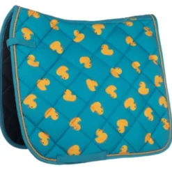 HKM Zadeldekje Naples Dressuur Blauw/Geel