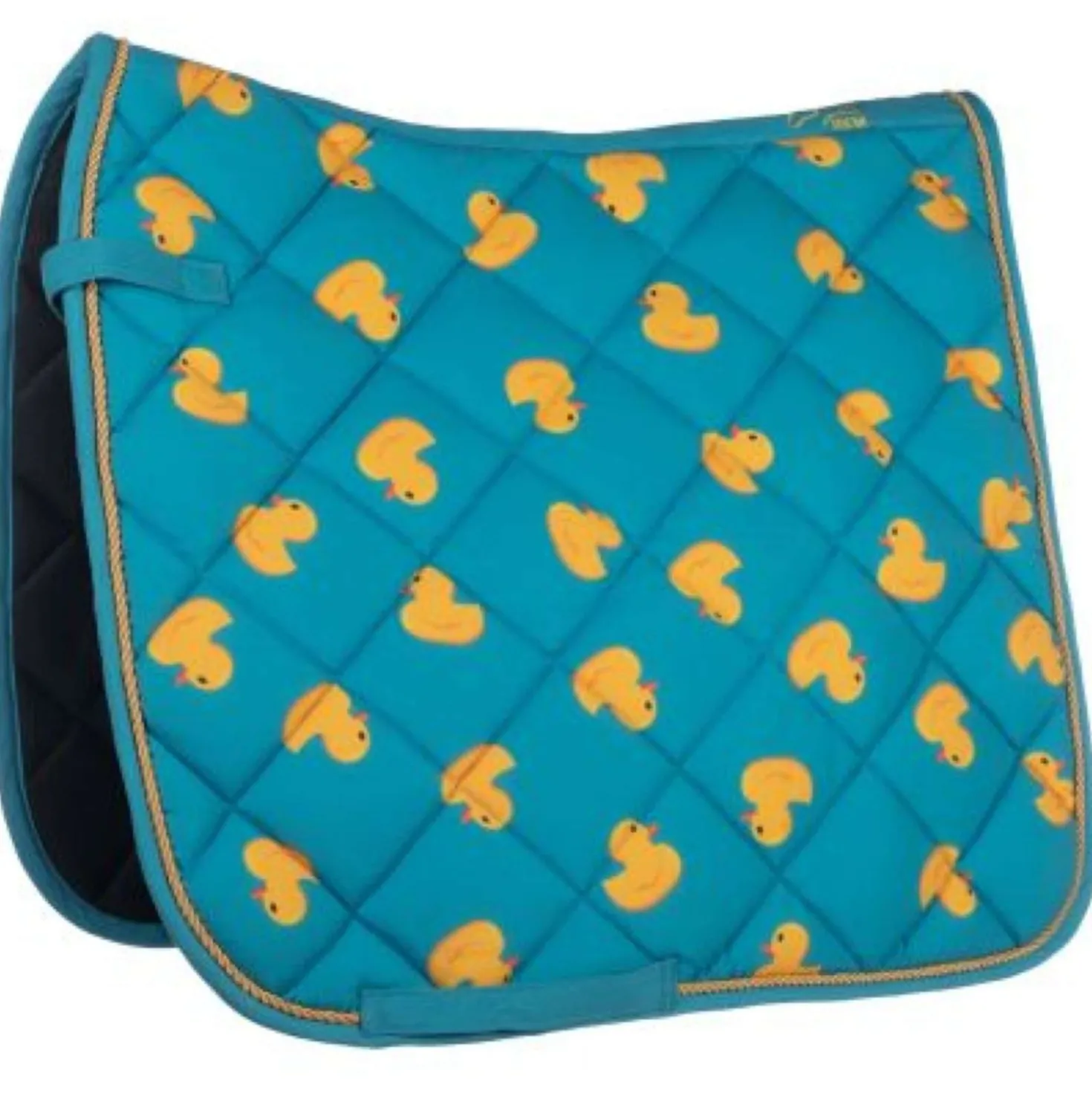 HKM Zadeldekje Naples Dressuur Blauw/Geel