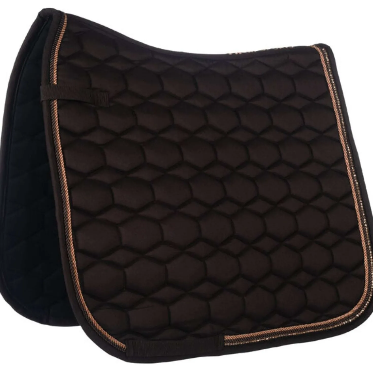 HKM Zadeldekje Rosegold Glamour Dressuur Bruin/Rosegoud