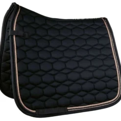 HKM Zadeldekje Rosegold Glamour Veelzijdigheid Zwart/Rosegoud