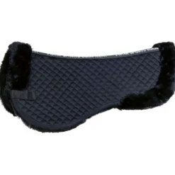 HKM Zadelonderlegger Synthetisch Lamsvel Zwart