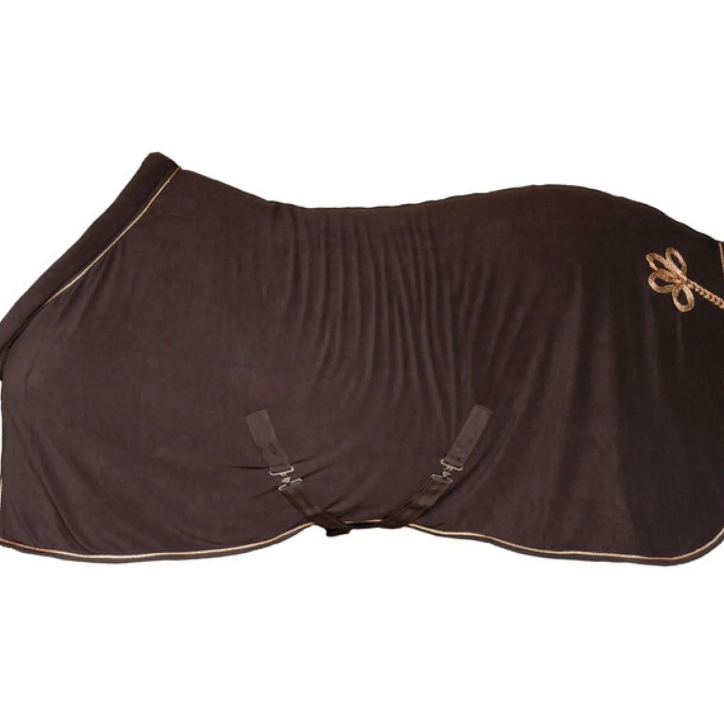 HKM Zweetdeken Rosegold Glamour Bruin/Rosegoud