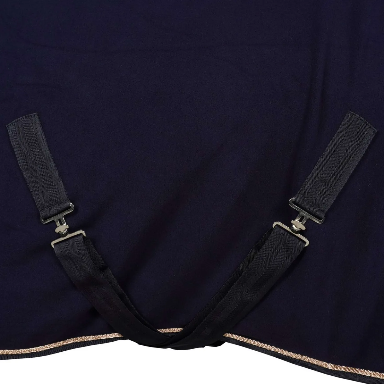 HKM Zweetdeken Rosegold Glamour Donkerblauw/Rosegoud