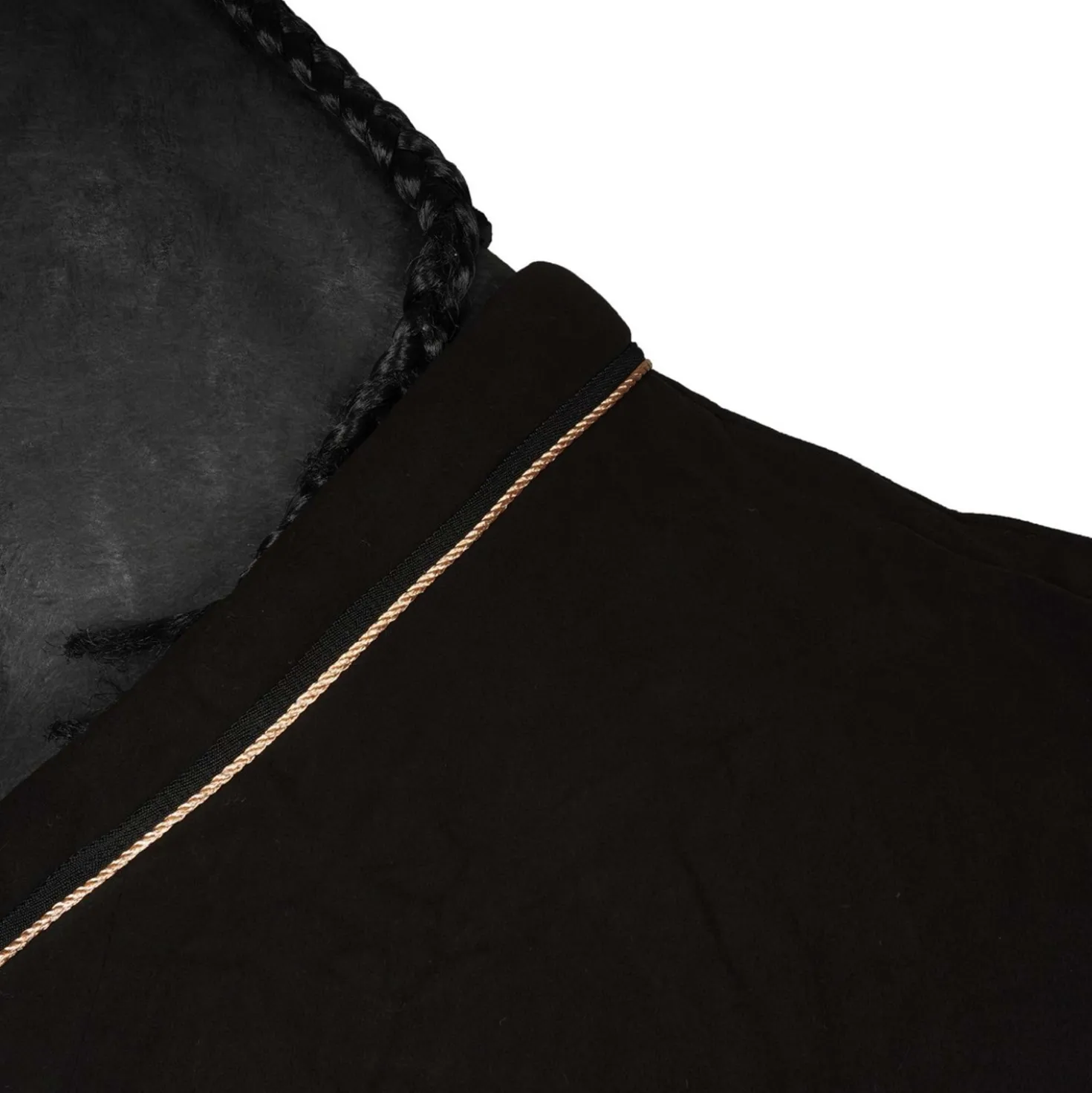 HKM Zweetdeken Rosegold Glamour Zwart/Rosegoud