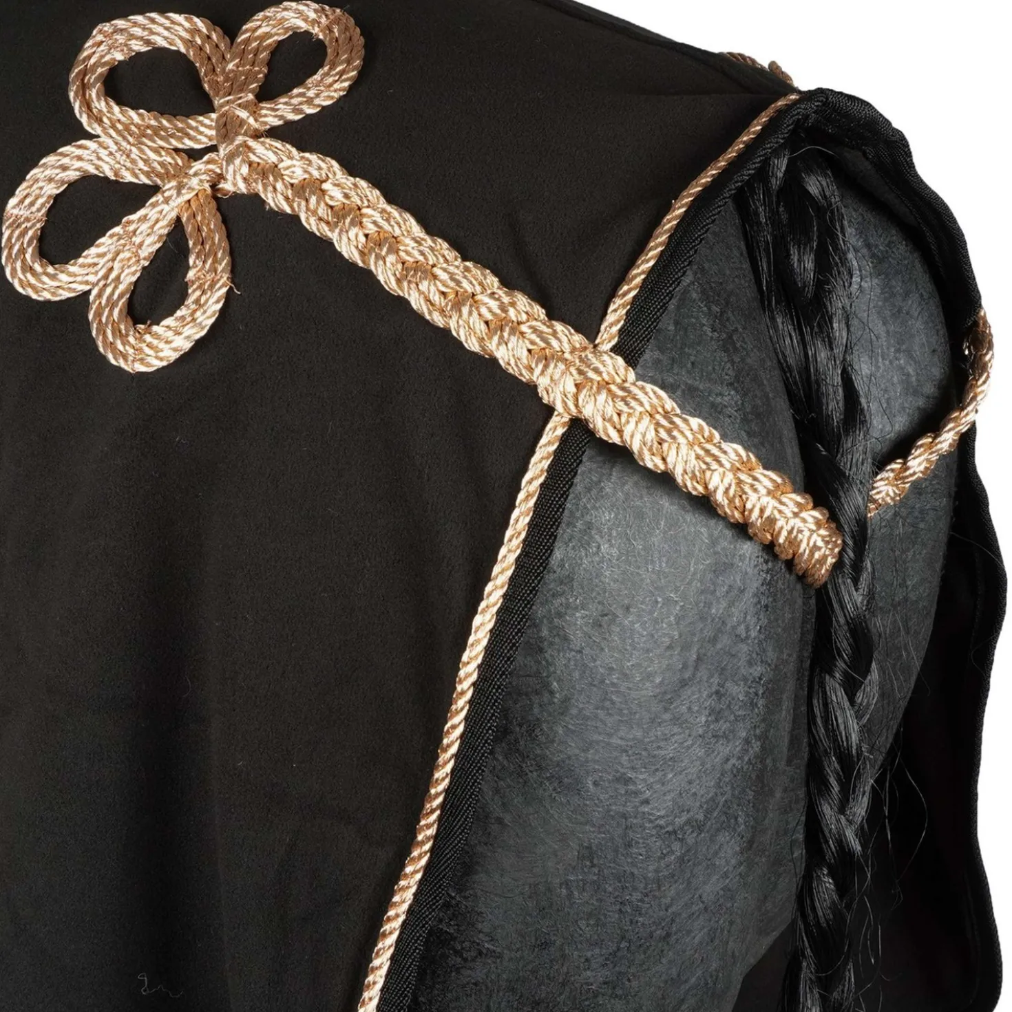 HKM Zweetdeken Rosegold Glamour Zwart/Rosegoud