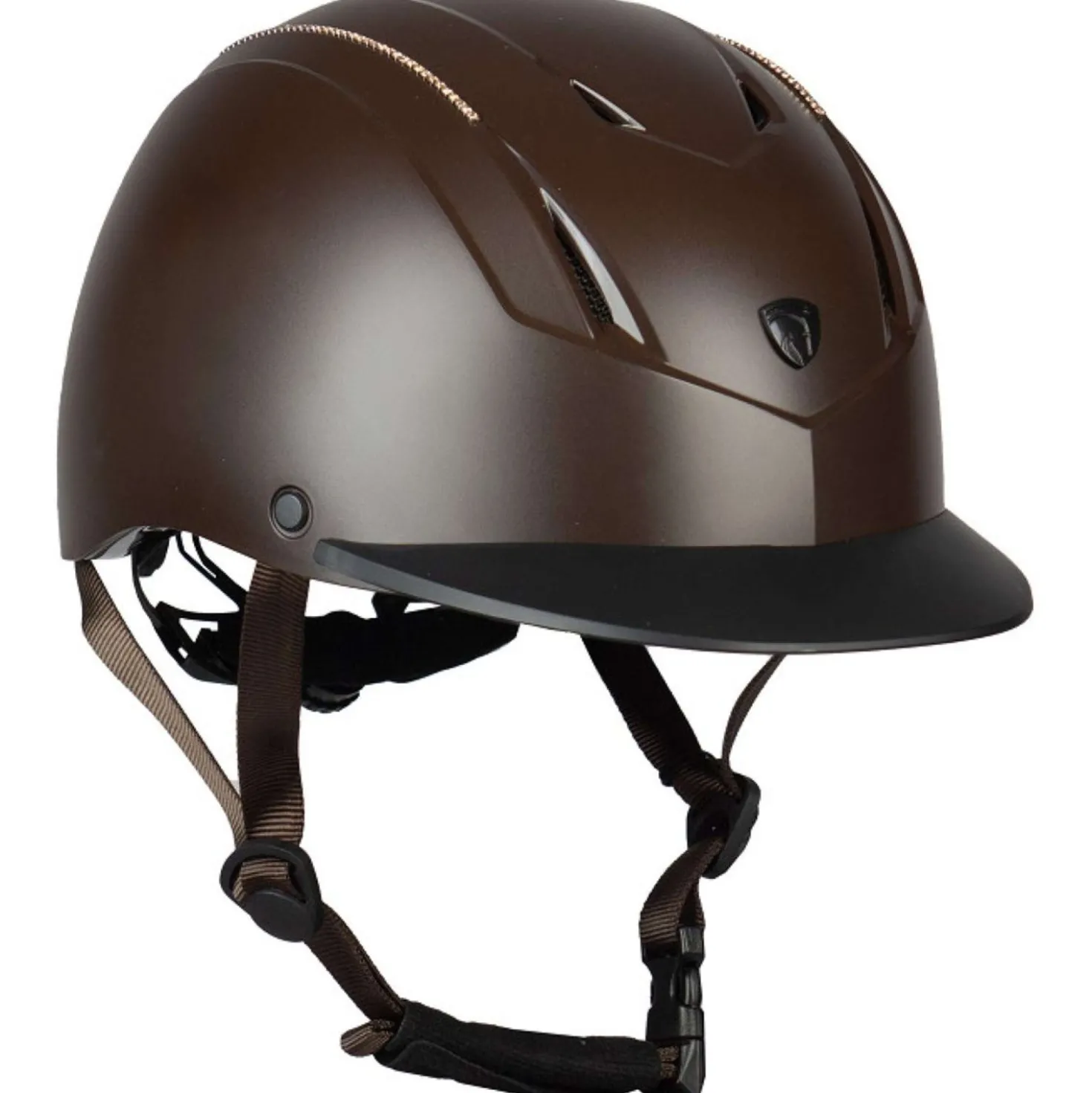 HORKA Cap Dali Strass Bruin/Rosegoud