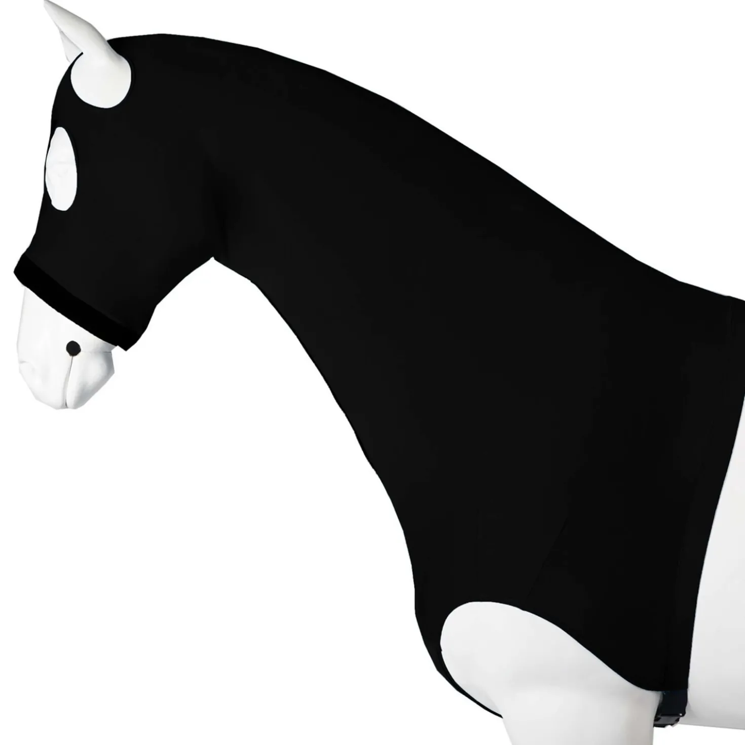 HORKA Dekenhals Lycra met Masker Zwart