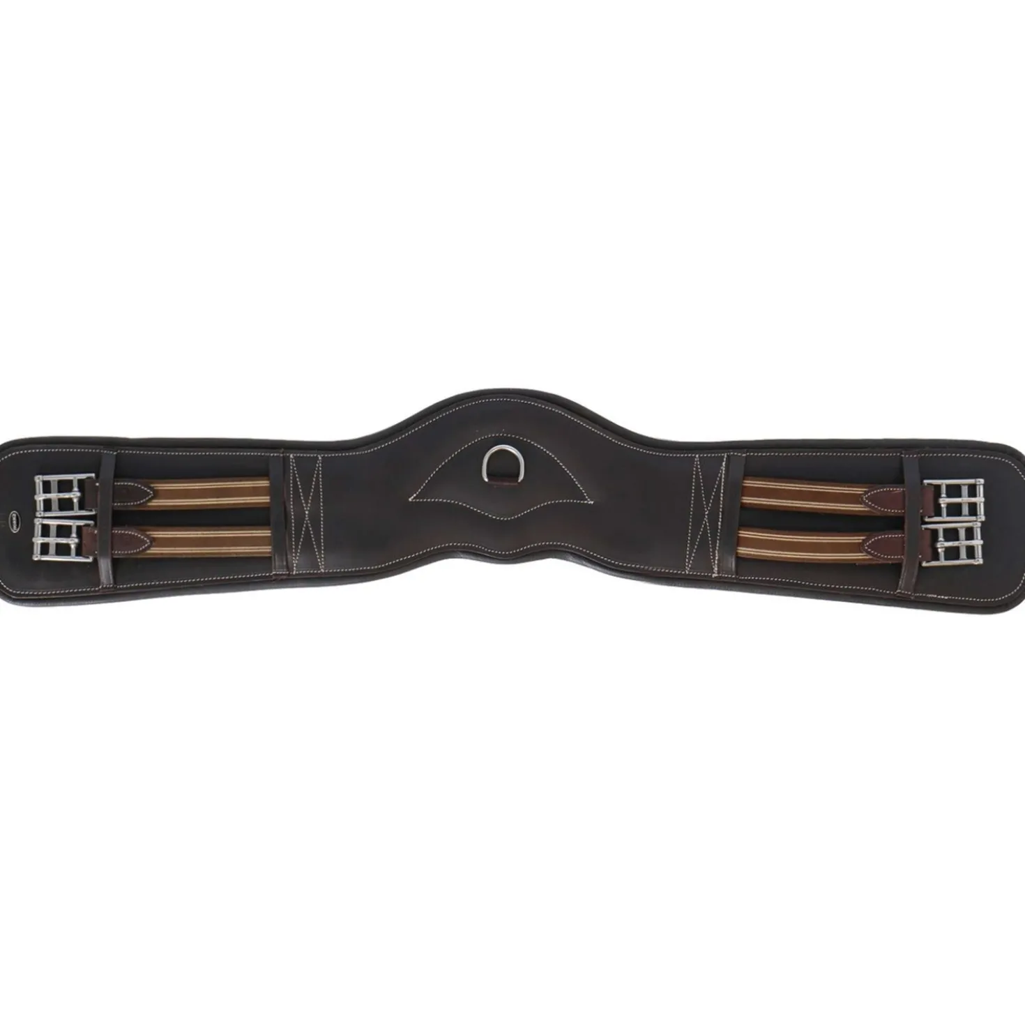 HORKA Dressuursingel Leer Bruin/Zilver