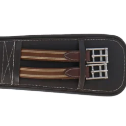 HORKA Dressuursingel Leer Bruin/Zilver