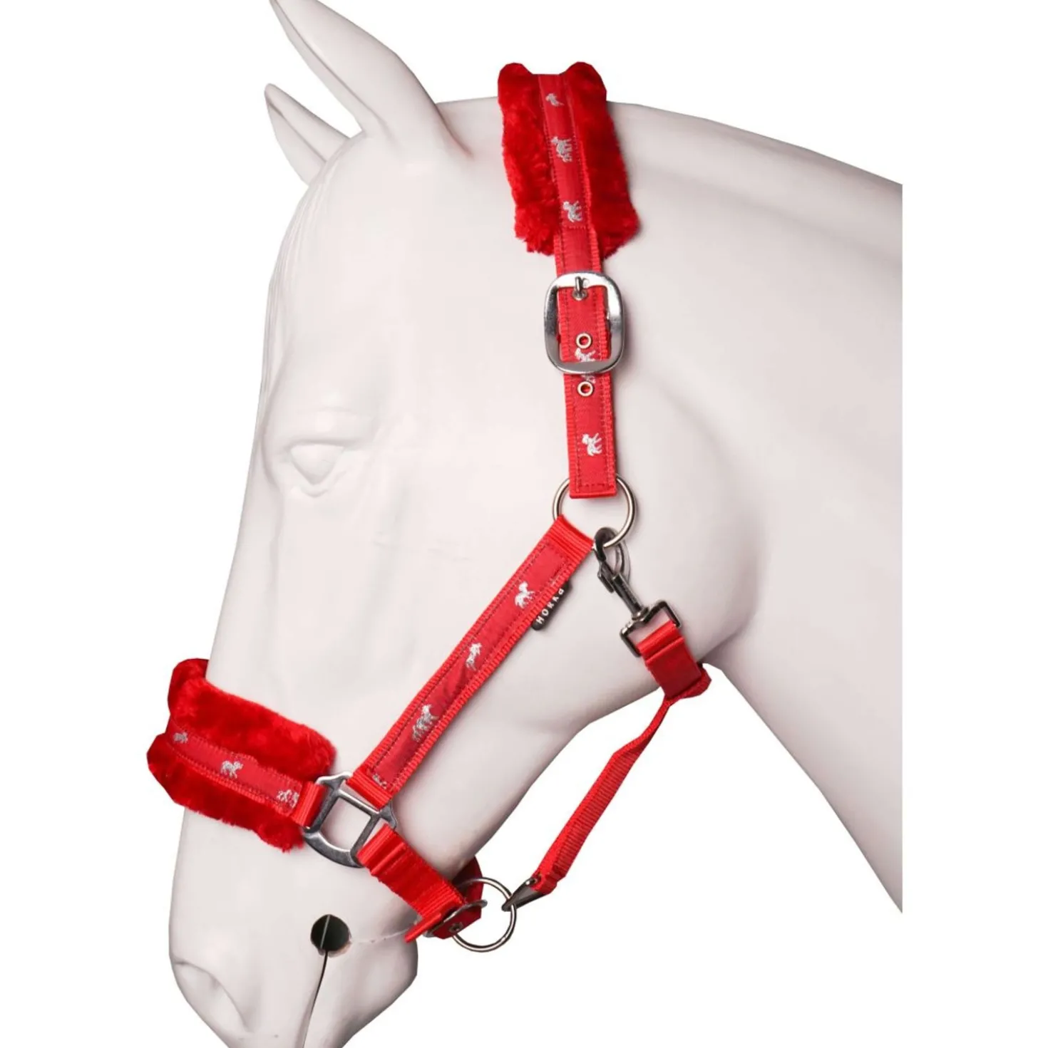 HORKA Halster Plush Rood