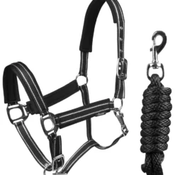 HORKA Halsterset Deluxe Zwart/Zilver