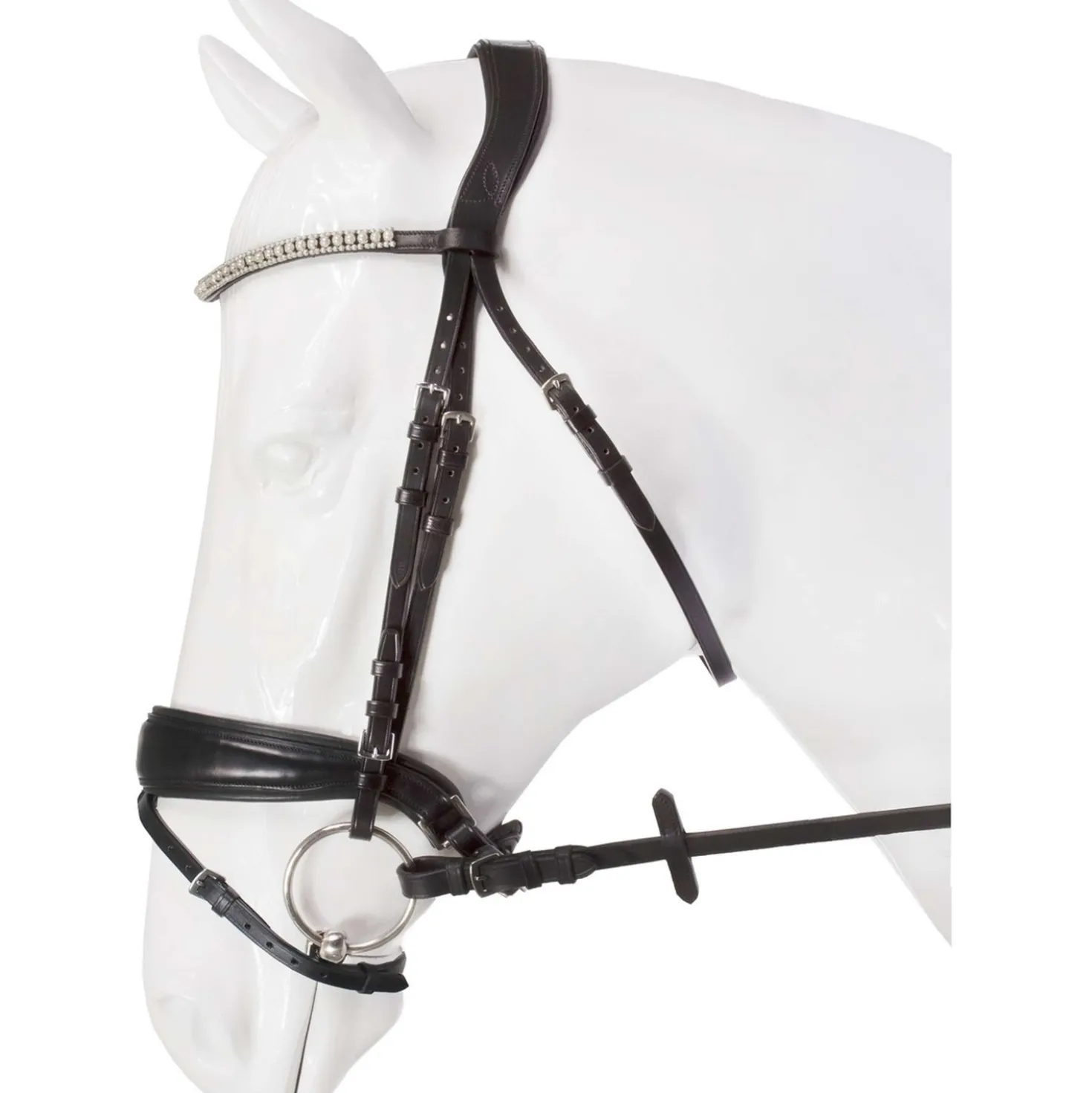 HORKA Hoofdstel Gipsy Zwart/Zilver