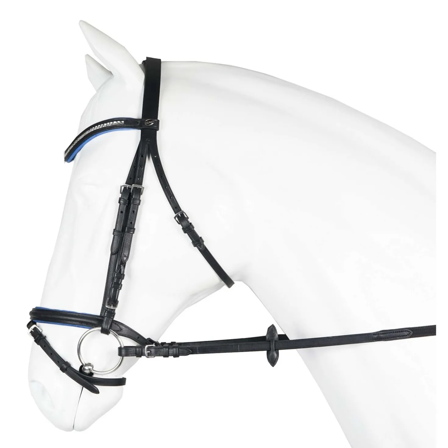 HORKA Hoofdstel Jolly Zwart/Blauw