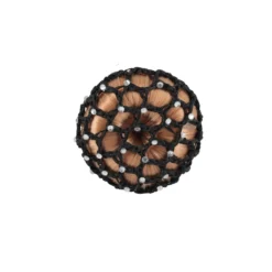 HORKA Knot Net Strass Zwart